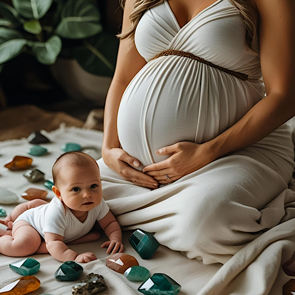 zwangerschap edelstenen pas bevallen moeder Jonge moeder aanstaande moeder