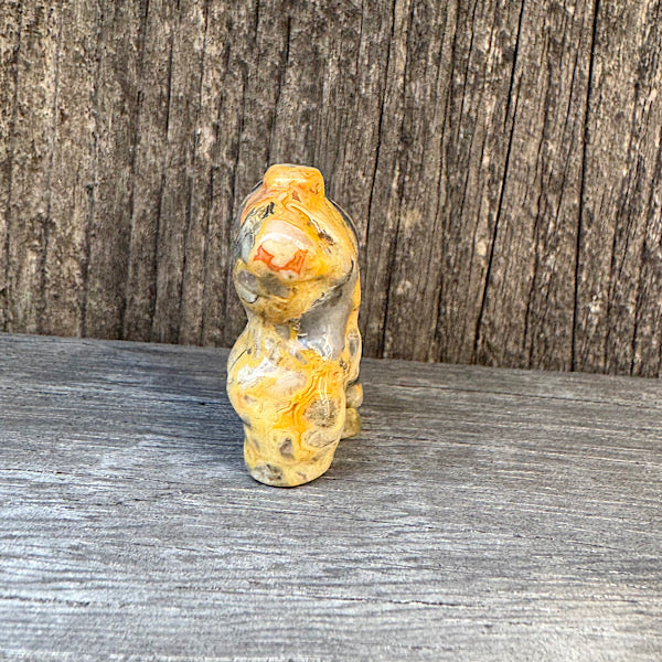 Agaat Crazy Lace mexicaans Heren Torso Klein gepolijst