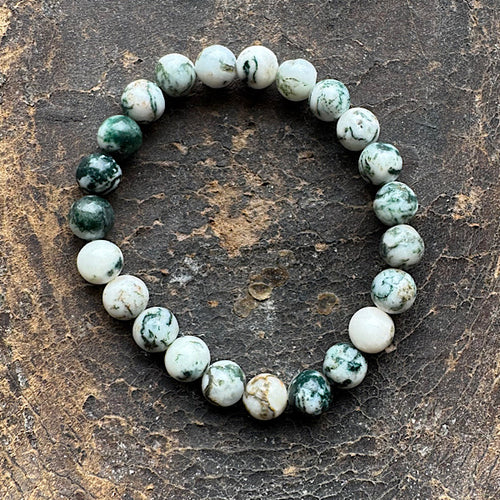 Agaat Mos Kralen armband sieraad