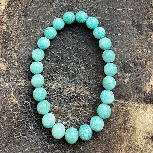Amazoniet 8mm Kralen armband sieraad