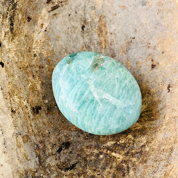 Amazoniet Handsteen Gepolijst edelstenen mineralen winkel kristallen