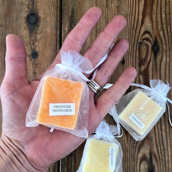 Amber Blokjes Sinaasappel Mandarijn, Kaneel en CitroenCello sfeermakers edelstenenmineralenwinkel nieuwegein