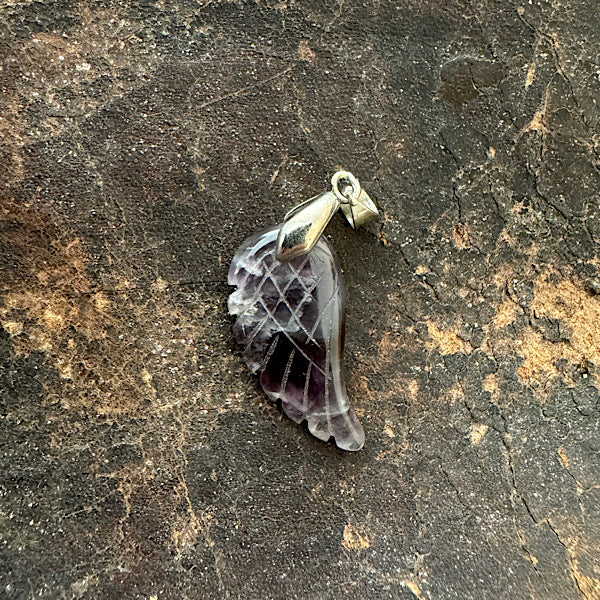 Amethist Engelen Vleugel Hangertje sieraad hanger ketting