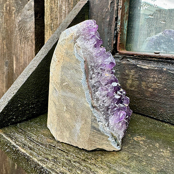 Amethist Geode Ruw Uruguay Nr2 kristallen