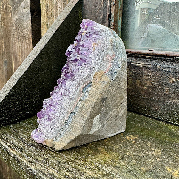 Amethist Geode Ruw Uruguay Nr2 kristallen