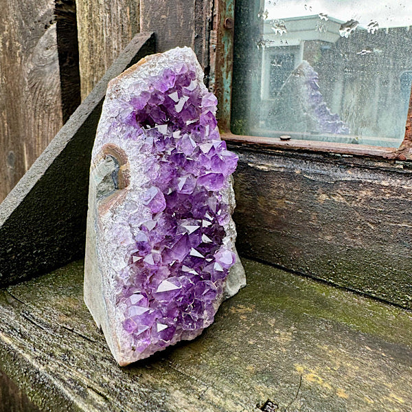 Amethist Geode Ruw Uruguay Nr3 kristallen