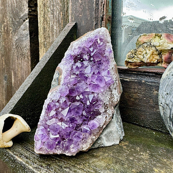 Amethist Geode Ruw Uruguay Nr3 kristallen