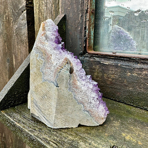 Amethist Geode Ruw Uruguay Nr3 kristallen