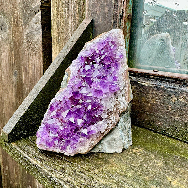 Amethist Geode Ruw Uruguay Nr3 kristallen