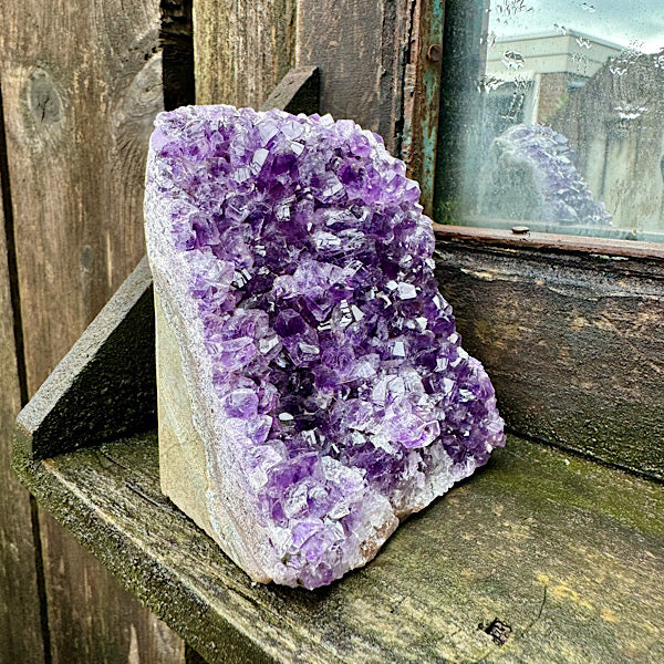 Amethist Geode Ruw Uruguay Nr4 kristallen