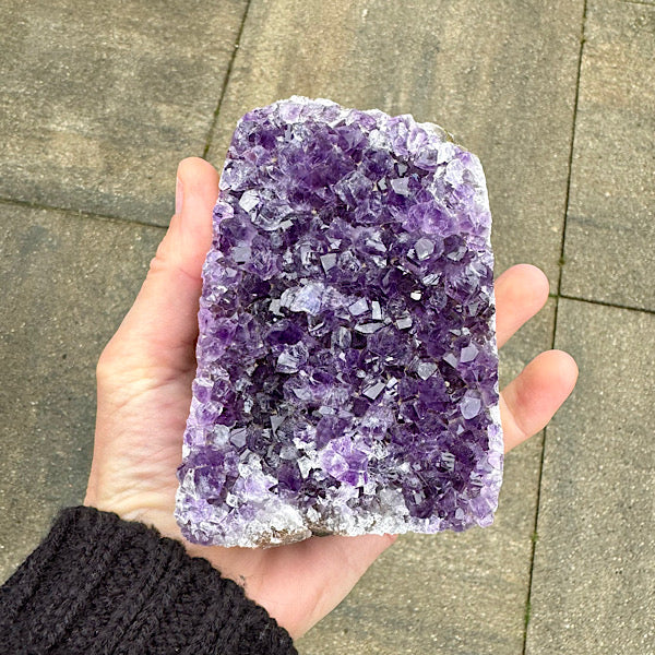 Amethist Geode Ruw Uruguay Nr4 kristallen