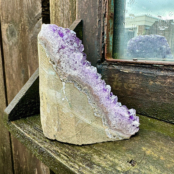 Amethist Geode Ruw Uruguay Nr4 kristallen