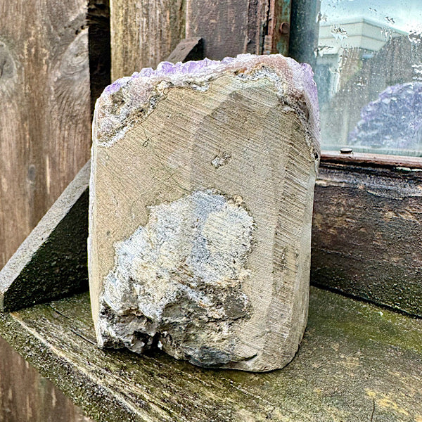 Amethist Geode Ruw Uruguay Nr4 kristallen