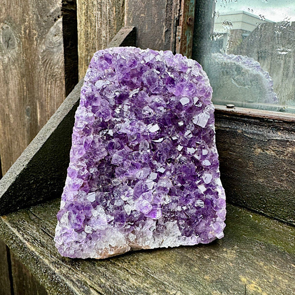 Amethist Geode Ruw Uruguay Nr4 kristallen