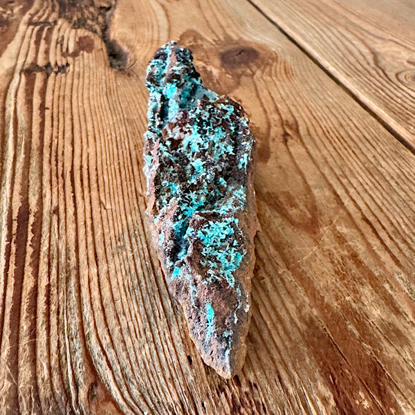 Aurichalciet kristallen mineraal blauw groen