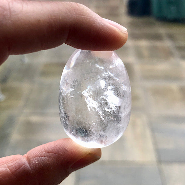 BergKristal Gepolijst Ei nr1 mineralen