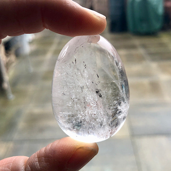 BergKristal Gepolijst Ei nr2 mineralen