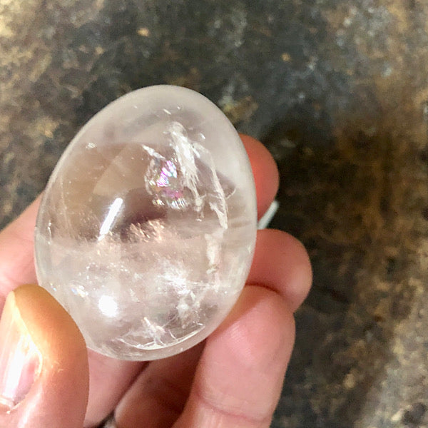 BergKristal Gepolijst Ei nr4 mineralen