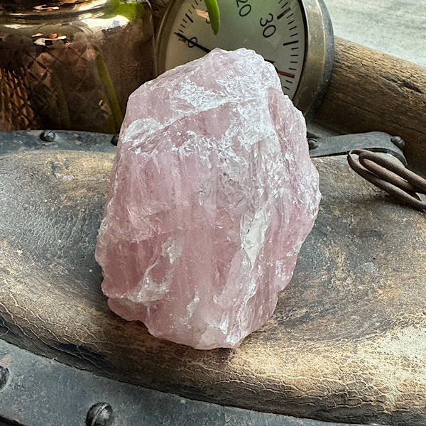 Brok RozeKwarts Ruw Nr2 rozenkwarts groot