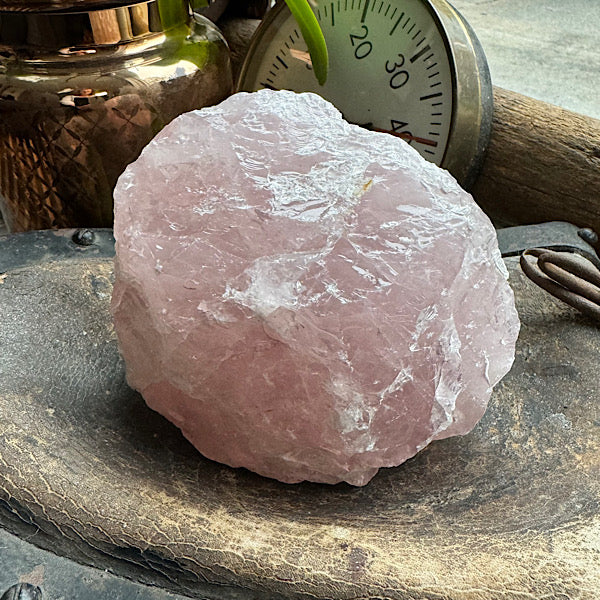 Brok RozeKwarts Ruw Nr2 rozenkwarts groot