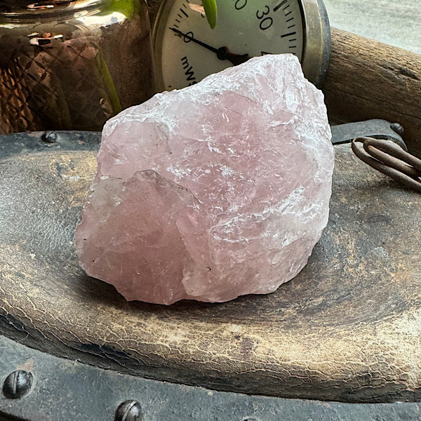 Brok RozeKwarts Ruw Nr2 rozenkwarts groot