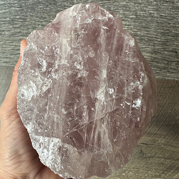 Brok RozeKwarts Ruw Nr2 rozenkwarts groot