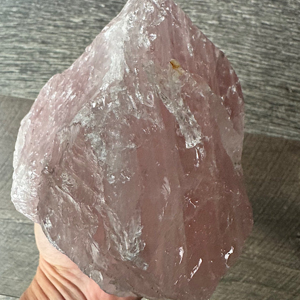 Brok RozeKwarts Ruw Nr2 rozenkwarts groot