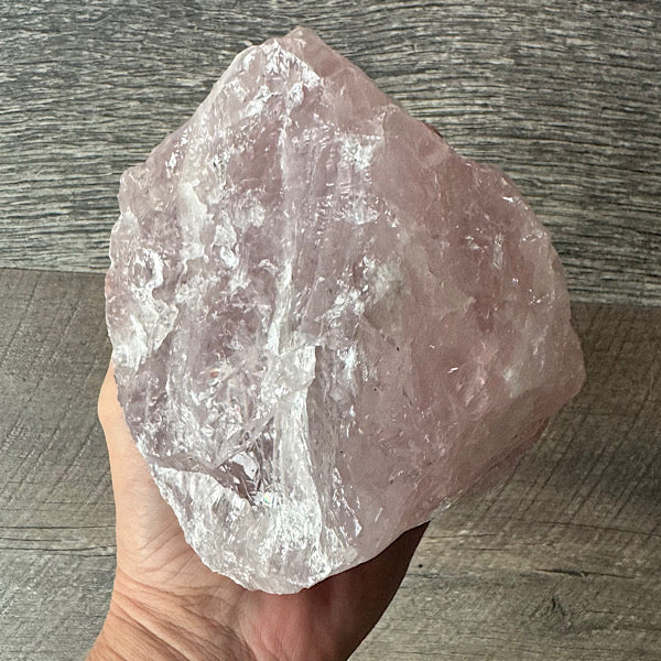 Brok RozeKwarts Ruw Nr2 rozenkwarts groot