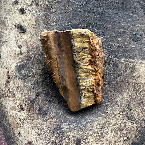 Brokje TijgerOog Ruw C Brazilië kattenoog effect