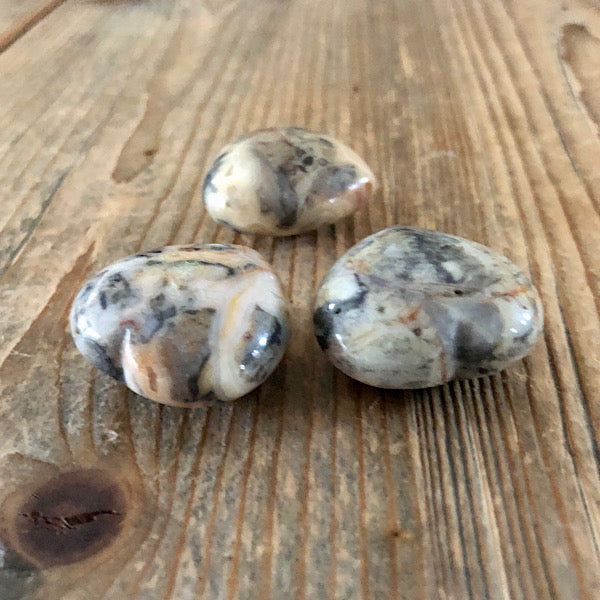 Calciet Agaat Gebold Hartje gepolijst mineralen