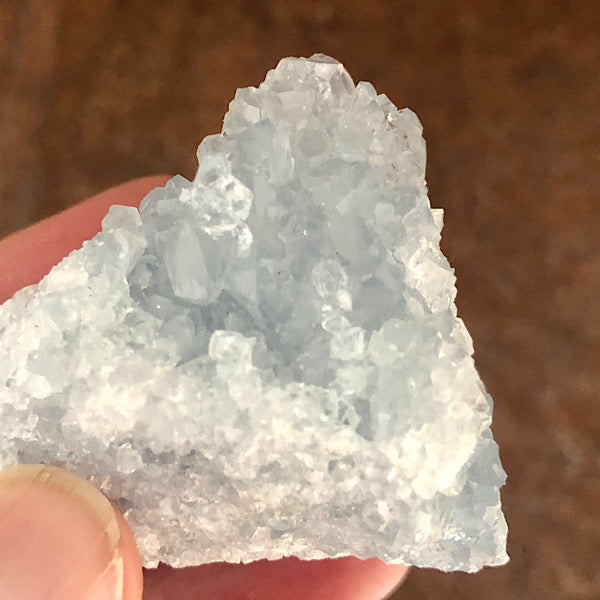 Celestien Ruw Stukje nr5 engelensteen blauwe kristallen edelstenen mineralen winkel