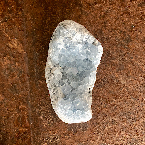 Celestien Ruw Stukje nr6 engelensteen blauwe kristallen edelstenen mineralen winkel