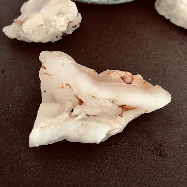 Chalcedoon Roze Ruw Stukje mineralen jaspis agaat kristallen