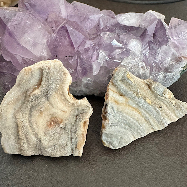 Chalcedoon Ruw Rozet jaspis agaat carneool edelstenenmineralenwinkel.nl