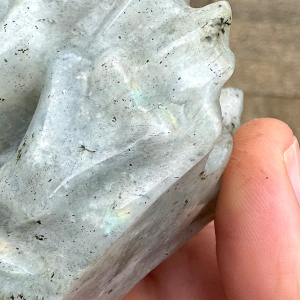 Draken Schedel Labradoriet dragon skull edelstenen mineralen winkel