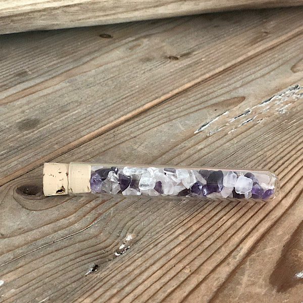 EdelstenenWater Stick Gouden Driehoek de sfeermakers accessoires mineralen amethist bergkristal rozekwarts