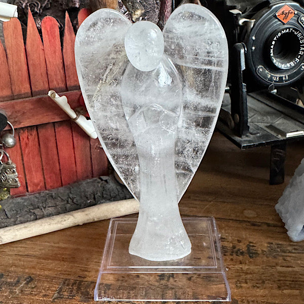 engel Bergkristal Himalaya gepolijst edelstenenmineralenwinkel.nl