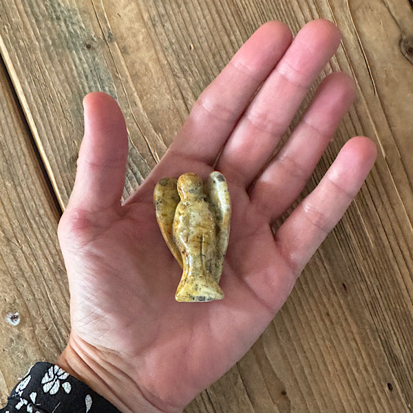 Engel Agaat Crazy Lace 5cm in hand