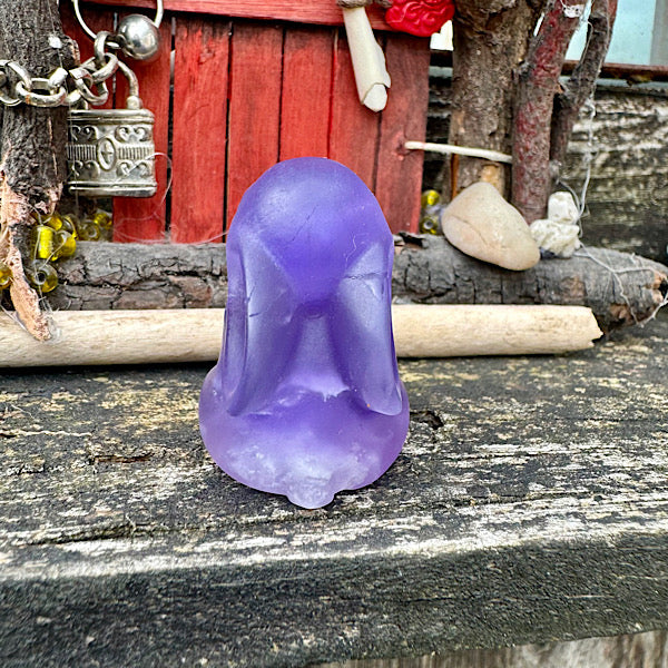 Fluoriet Gepolijst Konijntje nr2 diertje gepolijst edelstenenmineralenwinkel