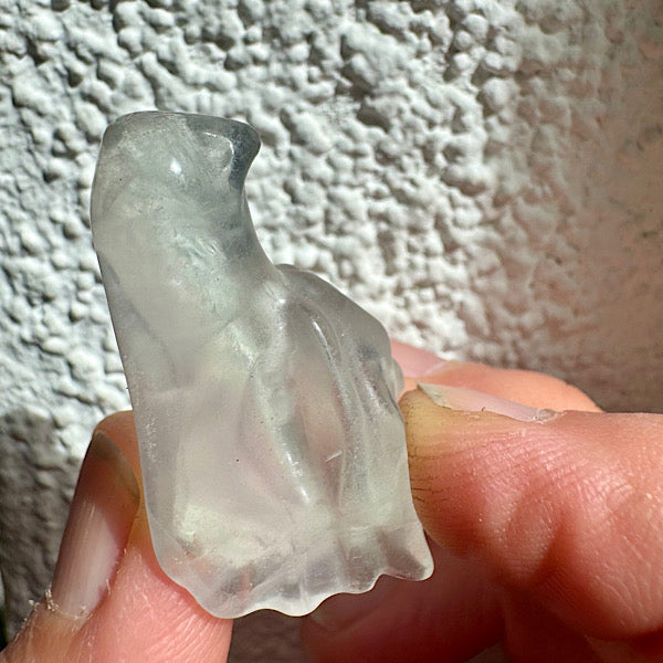 Fluoriet Klein Draken Schedel dragon skull