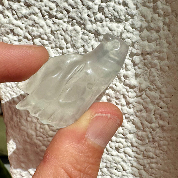 Fluoriet Klein Draken Schedel dragon skull