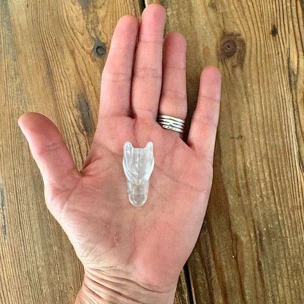 Fluoriet Klein Draken Schedel dragon skull