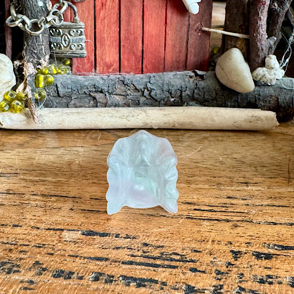 Fluoriet Klein Draken Schedel dragon skull