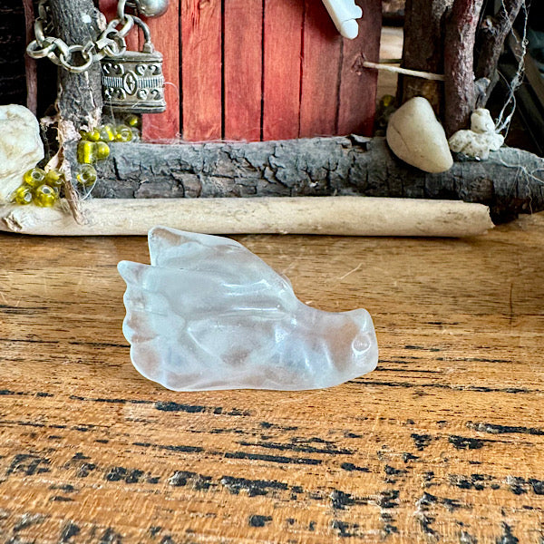 Fluoriet Klein Draken Schedel dragon skull