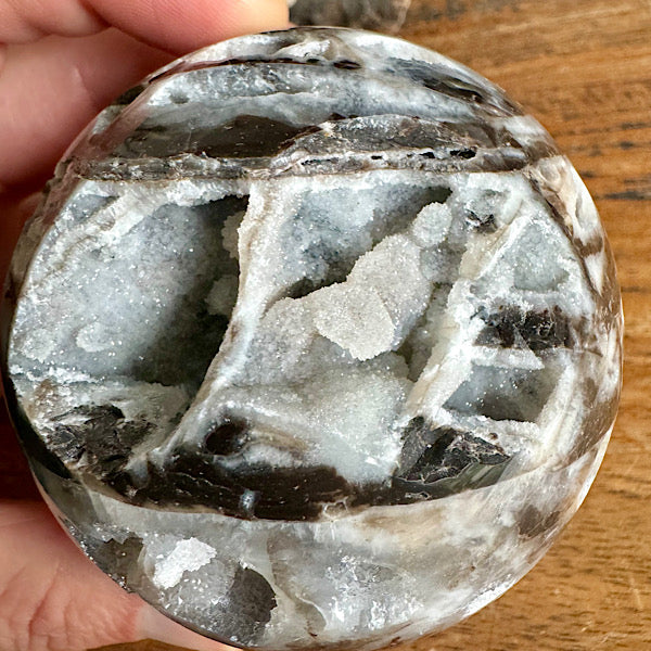 Gekristalliseerd Chalcedoon met Kwarts Bol edelstenen mineralen winkel