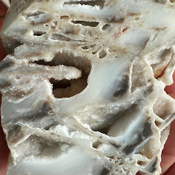 Gekristalliseerd Chalcedoon met Kwarts Kubus edelstenen mineralen winkel