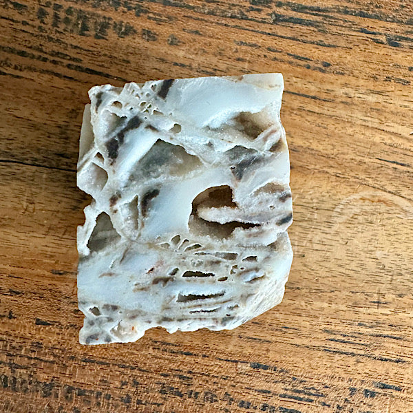 Gekristalliseerd Chalcedoon met Kwarts Kubus edelstenen mineralen winkel