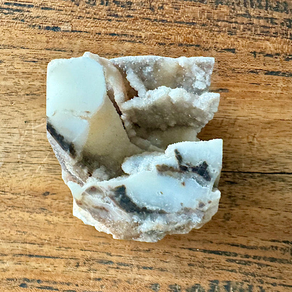 Gekristalliseerd Chalcedoon met Kwarts Kubus edelstenen mineralen winkel