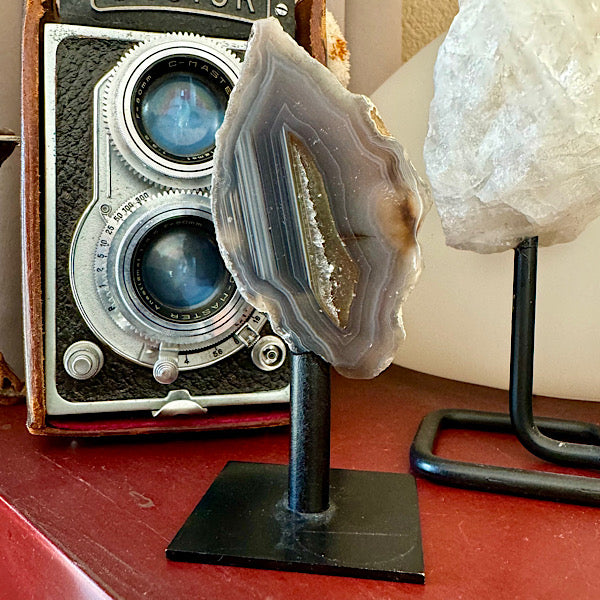 Geode Agaat Klein op Standaard