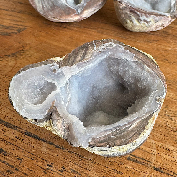 Geode Dugway Agaat Thunder Egg 2 Utah USA edelstenenmineralenwinkel.nl